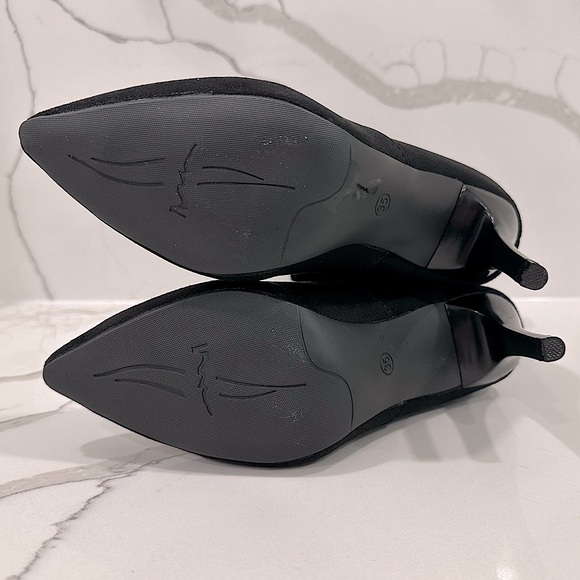 🔥2/$40🔥 Chic Women's Mid-Calf Boots - Pointed Toe, Stiletto Heel, Slip-On Design - Picture 8 of 8